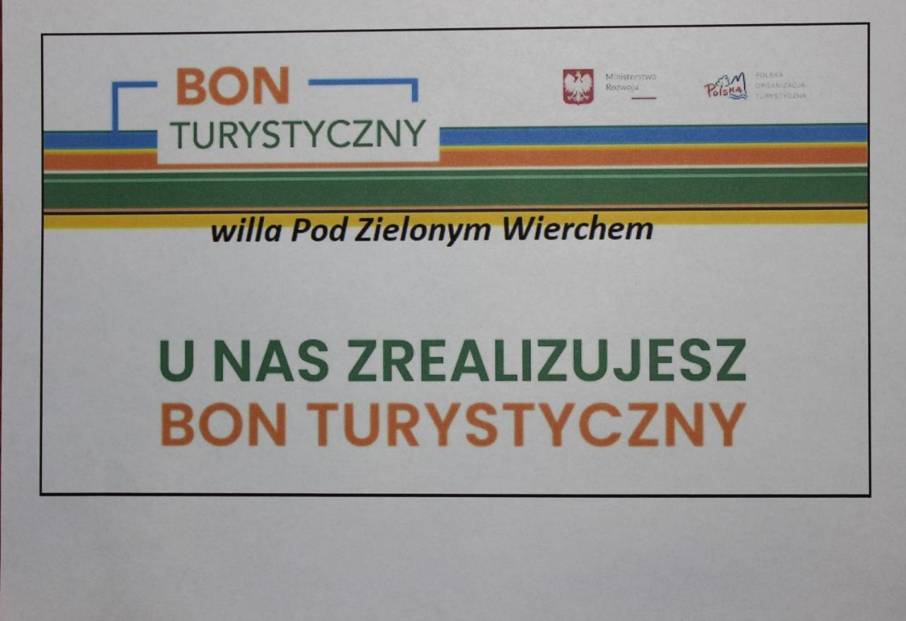 Willa Pod Zielonym Wierchem Zakopane Kültér fotó